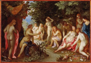 Diana y Calisto
